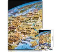 Adult Jigsaw Puzzles1000 Pieces Maps Poster Relaxing Games Staycation Kill Time Secret Santa Gifts Size 38x52cm