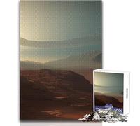 Adult Jigsaw Puzzles1000 Pieces Mars Landscape Relaxing Games Staycation Kill Time Secret Santa Gifts Size 50x75cm