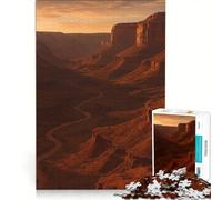 Adult Jigsaw Puzzles1000 Pieces Monument Valley Landscape at Sunset Anti-Stress Toys Pattern Assembly Unique Birthday And Xmas Gifts 50x75cm