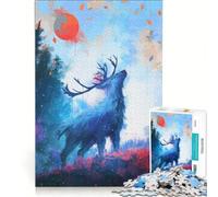 Adult Jigsaw Puzzles1000 Pieces Mystic Family Games Wall Decoration with Fully Interlocking Randomly Shaped Pieces 38x52cm