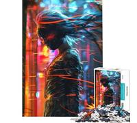 Adult Jigsaw Puzzles1000 Pieces Neural Wind Educational Challenge Difficult Challenge Fun Games for Ages 14 And over (38X26CM)