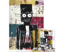 Adult Jigsaw Puzzles1000 Pieces Original Amish Figure in Black Toy Wall Decor Funny Gift Educational Game Suitable for Desktop Decoration size 50x75cm