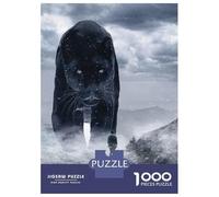 Adult Jigsaw Puzzles1000 Pieces Panther Vs Courage Mindset Adult Puzzles Family Game Staycation Kill Time Unique Birthday And Xmas Gifts 70x50cm/1000pcs