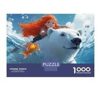 Adult Jigsaw Puzzles1000 Pieces Polar Bear Fantasy Artwork Jigsaws for Adults Fun Games But Fun And Humorous Fun Activities at Home 38x26cm/1000pcs