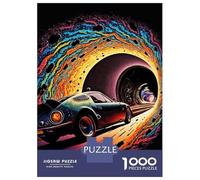 Adult Jigsaw Puzzles1000 Pieces Race Around The Black Hole Jigsaws for Adults Brain Teaser Game Presents for Women Fun Activities at Home 38x26cm/1000pcs