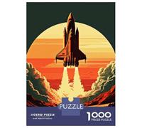 Adult Jigsaw Puzzles1000 Pieces Rocket In Space Puzzle for Adults DIY Toys Perfect Decoration Unique Birthday And Xmas Gifts 38x26cm/1000pcs