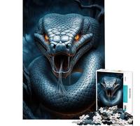 Adult Jigsaw Puzzles1000 Pieces Serpent's Gaze Help The Brain Exercise Perfect Decoration Fun Games for Ages 14 And over (38x26cm)