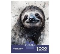 Adult Jigsaw Puzzles1000 Pieces Sloth Natures Relaxer Jigsaw for Adults Family Games Staycation Kill Time Challenging Game Gifts 38x26cm/1000pcs