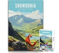 Adult Jigsaw Puzzles1000 Pieces Snowdonia National Park Beautiful Design Game Analysis And Logic Secret Santa Gifts Size 38x52cm