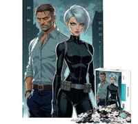 Adult Jigsaw Puzzles1000 Pieces Spy Comic Art Help The Brain Exercise Presents for Women Family Games Suitable for Ages 14 And Up (50X75cm)