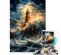 Adult Jigsaw Puzzles1000 Pieces Storm Sentinel Help The Brain Exercise Precision Cutting Family Game for And 14 Years And over (38x26cm)