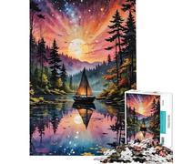 Adult Jigsaw Puzzles1000 Pieces Stunning Views Help The Brain Exercise Presents for Women Family Games Suitable for Ages 14 And Up (38X52cm)