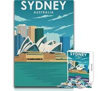 Adult Jigsaw Puzzles1000 Pieces Sydney Australia Travel Beautiful Design Game Analysis And Logic Secret Santa Gifts Size 38x26cm