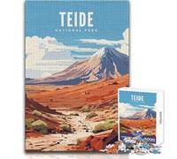 Adult Jigsaw Puzzles1000 Pieces Teide National Park Poster Beautiful Design Game Analysis And Logic Secret Santa Gifts Size 38x26cm