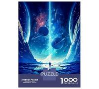 Adult Jigsaw Puzzles1000 Pieces The Blue Galaxy Jigsaw for Adults Family Games Staycation Kill Time Challenging Game Gifts 70x50cm/1000pcs