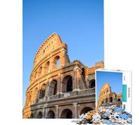 Adult Jigsaw Puzzles1000 Pieces The Colosseum Rome Brain Teaser Game Brain Intelligence Challenge Addictive Toys Great Gifts A Work of Art (Size 50x75cm)