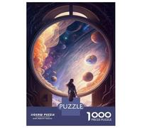 Adult Jigsaw Puzzles1000 Pieces The Door to The Unknown V5 Puzzle for Adults Toy Wall Decor Enhance Memory Christmas Birthday Gifts 38x26cm/1000pcs