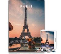 Adult Jigsaw Puzzles1000 Pieces The Eiffel Tower Building Beautiful Design Game Analysis And Logic Secret Santa Gifts Size 38x52cm