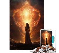 Adult Jigsaw Puzzles1000 Pieces The Goddess before Me Challenging To Complete Difficult Challenge Brain Teaser Game for 14+ Puzzle Game Offered (38x26cm)