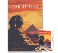 Adult Jigsaw Puzzles1000 Pieces The Sphinx Egypt Beautiful Design Game Analysis And Logic Secret Santa Gifts Size 38x52cm