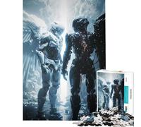 Adult Jigsaw Puzzles1000 Pieces The Two Sides Brain Teaser Game Brain Intelligence Challenge Addictive Toys Great Gifts A Work of Art (Size 38x52cm)