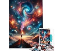 Adult Jigsaw Puzzles1000 Pieces Touching The Cosmos Family Game Learning Educational Toys Great Gifts for Games Enhance Memory (Size 38x52cm)