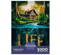 Adult Jigsaw Puzzles1000 Pieces Tree Is Life Jigsaws for Adults Brain Teaser Game Presents for Women Fun Activities at Home 70x50cm/1000pcs