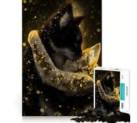 Adult Jigsaw Puzzles1000 Pieces Two Cats Hugging Sparkles Premium Cut Fun Logic Fun Toy Easy Time Play Christmas Wall Art (38x52cm)