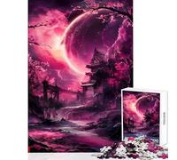 Adult Jigsaw Puzzles1000 Pieces Under The Lunar Glow Educational Toy Great Gifts And Toys Educational Game Suitable for Desktop Decoration Size 50x75cm