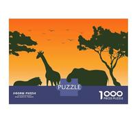 Adult Jigsaw Puzzles1000 Pieces Wild Animals 2 Puzzle for Adults Toy Wall Decor Enhance Memory Christmas Birthday Gifts 70x50cm/1000pcs