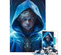 Adult Jigsaw Puzzles1000 Pieces Young Magician Anime Boy Educational Challenge Difficult Challenge Fun Games for Ages 14 And over (38X26cm)