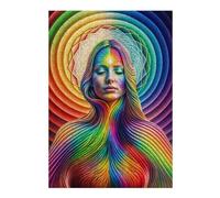 Adult Jigsaw Puzzles1000pcs(38x26cm) Awakening in Rainbow Jigsaws for Adults Brain Teaser Game Pattern Assembly Christmas Birthday Gifts 1000pcs(38x26cm)