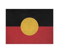 Adult Jigsaw Puzzles1000pcs(52x38cm) Australian Aboriginal Flag Jigsaws for Adults Brain Teaser Game Pattern Assembly Christmas Birthday Gifts 1000pcs(52x38cm)