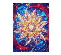 Adult Jigsaw Puzzles1000pcs(52x38cm) Radiant Sunburst Jigsaws for Adults Brain Teaser Game Pattern Assembly Christmas Birthday Gifts 1000pcs(52x38cm)