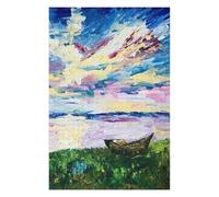 Adult Jigsaw Puzzles1000pcs(75x50cm) Boat on The Lake Jigsaws for Adults Brain Teaser Game Pattern Assembly Christmas Birthday Gifts 1000pcs(75x50cm)