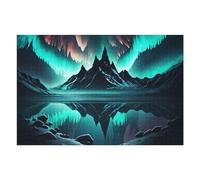 Adult Jigsaw Puzzles1000pcs(75x50cm) Mountain Illustration Jigsaws for Adults Brain Teaser Game Pattern Assembly Christmas Birthday Gifts 1000pcs(75x50cm)