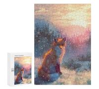 Adult Jigsaw Puzzles300 PCS A Winters Sun Adult Puzzles Toy Wall Decor Difficult Challenge Unique Birthday And Xmas Gifts 300 PCS