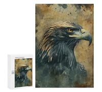 Adult Jigsaw Puzzles300 PCS Majestic Eagle Adult Puzzles Toy Wall Decor Difficult Challenge Unique Birthday And Xmas Gifts 300 PCS