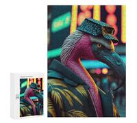 Adult Jigsaw Puzzles300 PCS Portait of Flamingo Adult Puzzles Toy Wall Decor Difficult Challenge Unique Birthday And Xmas Gifts 300 PCS