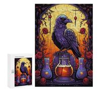 Adult Jigsaw Puzzles300 PCS Raven Love Potion Adult Puzzles Toy Wall Decor Difficult Challenge Unique Birthday And Xmas Gifts 300 PCS
