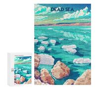 Adult Jigsaw Puzzles300 PCS Serene Dead Sea Adult Puzzles Toy Wall Decor Difficult Challenge Unique Birthday And Xmas Gifts 300 PCS