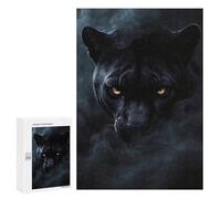 Adult Jigsaw Puzzles300 PCS Wild Panther Halloween Adult Puzzles Toy Wall Decor Difficult Challenge Unique Birthday And Xmas Gifts 300 PCS