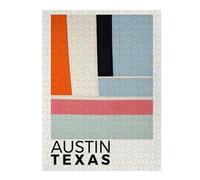 Adult Jigsaw Puzzles500 PCS Austin Texas Jigsaws for Adults Brain Teaser Game Pattern Assembly Christmas Birthday Gifts 500 PCS