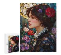 Adult Jigsaw Puzzles500 PCS Beautiful Woman Puzzle for Adults Hands-on Game Perfect Decoration Christmas Birthday Gifts 500 PCS