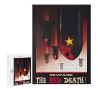 Adult Jigsaw Puzzles500 PCS Beware The Red Death Adult Puzzles Toy Wall Decor Difficult Challenge Unique Birthday And Xmas Gifts 500 PCS