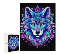 Adult Jigsaw Puzzles500 PCS Fantasy Wolf Adult Puzzles Toy Wall Decor Difficult Challenge Unique Birthday And Xmas Gifts 500 PCS