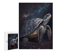 Adult Jigsaw Puzzles500 PCS Galactic Turtle Shell Artwork-1 Adult Jigsaw Puzzles For Family Fun Fun Activities at Home Gifts for Friends And Family 500 PCS