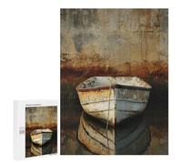 Adult Jigsaw Puzzles500 PCS Photo Art Boat I Adult Puzzles Toy Wall Decor Difficult Challenge Unique Birthday And Xmas Gifts 500 PCS