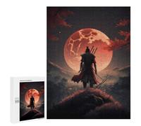 Adult Jigsaw Puzzles500 PCS Samurai Moonlit Journey Adult Jigsaw Puzzles For Family Fun Fun Activities at Home Gifts for Friends And Family 500 PCS