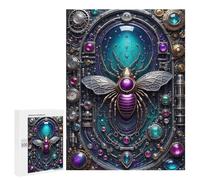 Adult Jigsaw Puzzles500 PCS Steampunk Mechanical Bee Adult Jigsaw Puzzles For Family Fun Fun Activities at Home Gifts for Friends And Family 500 PCS